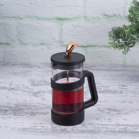  BH/7614, Cafetera de émbolo para café y té de 350 ml, negra, oro rosa, cafetera de émbolo para café y té, prensa francesa, electrodomésticos, cafetera