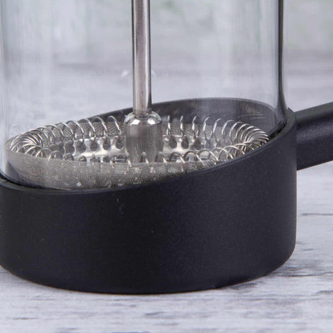  BH/7614, Cafetera de émbolo para café y té de 350 ml, negra, oro rosa, cafetera de émbolo para café y té, prensa francesa, electrodomésticos, cafetera