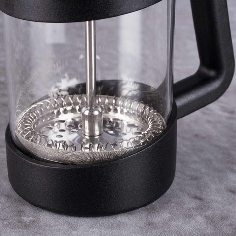  BH/7614, Cafetera de émbolo para café y té de 350 ml, negra, oro rosa, cafetera de émbolo para café y té, prensa francesa, electrodomésticos, cafetera
