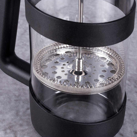  BH/7616, Cafetera de émbolo para café y té de 1000 ml, Negra, Oro rosa, Cafetera de émbolo para café y té, Cafetera de émbolo para café y té, Prensa francesa, Electrodomésticos de cocina, Cafetera