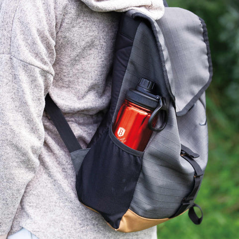  BH/7751, Botella deportiva 540 ml, Burdeos, Rojo, Botella deportiva B., Botella deportiva, Botella de agua, Frasco, Almacenamiento de alimentos, Botella