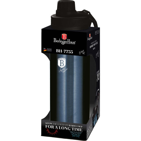  BH/7755, Botella deportiva 540 ml, Aguamarina, Azul, Botella deportiva B., Botella deportiva, Botella de agua, Frasco, Almacenamiento de alimentos, Botella