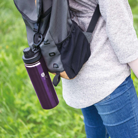  BH/7759, Botella deportiva 540 ml, Morado, Botella deportiva B., Botella deportiva, Botella de agua, Frasco, Almacenamiento de alimentos, Botella