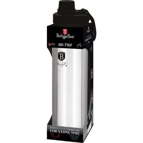  BH/7767, Botella deportiva 720ml, Acero inoxidable, Botella deportiva b., Botella deportiva, Botella de agua, Frasco, Almacenamiento de alimentos, Botella