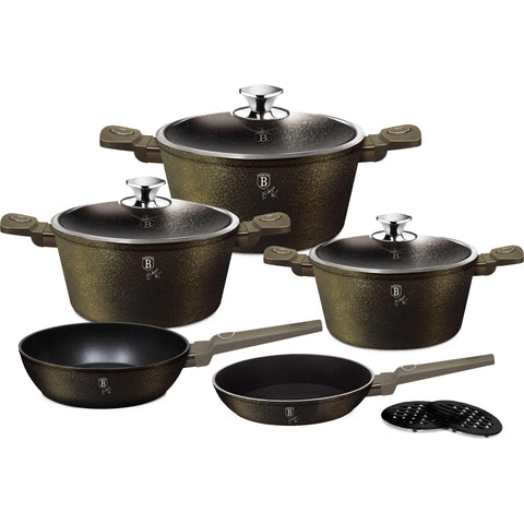  BH/7773, juego de utensilios de cocina de 10 piezas, champán, juego de utensilios de cocina de 10 piezas c., juego de utensilios de cocina, ollas y sartenes, juego de ollas y sartenes, juego, cocina, utensilios de cocina, ollas y cazuelas