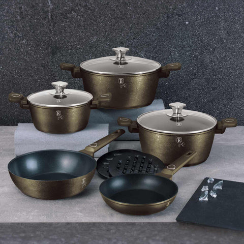 BH/7773, juego de utensilios de cocina de 10 piezas, champán, juego de utensilios de cocina de 10 piezas c., juego de utensilios de cocina, ollas y sartenes, juego de ollas y sartenes, juego, cocina, utensilios de cocina, ollas y cazuelas