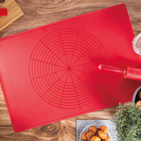  BH/7776, Tapete de silicona para hornear 62x42cm, Burdeos, Rojo, Tapete de silicona, Utensilios para hornear, Tapete para hornear