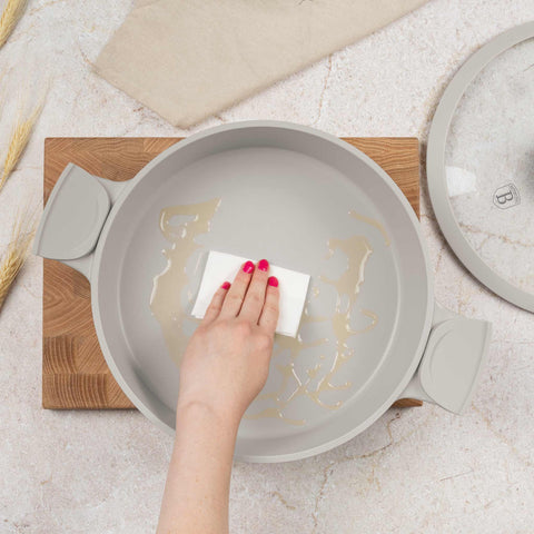  BH/7785, Olla baja con tapa 28cm, Crema Mate, Olla baja 28 cm, Aluminio fundido, Olla baja, Olla baja con tapa, Olla, Batería de cocina, Cocina, Ollas y cazuelas