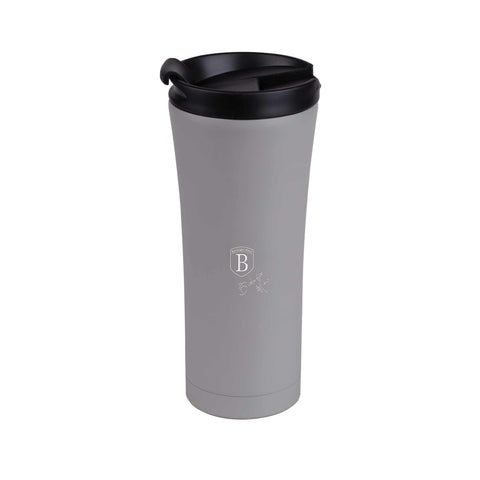  BH/7813,Taza de café 0,5L,Gris mate,Taza de café,Taza de viaje,Botella,Frasco,Vajilla,Taza