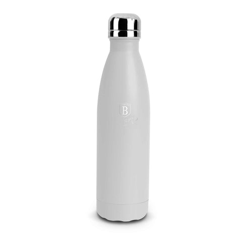 BH/7816, termo de 0,5 l, gris mate, termo, botella, almacenamiento de alimentos, frasco