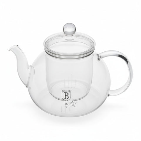 BH/7828A,BH/7828,Tetera de vidrio con filtro de vidrio 1L,Vidrio,tetera,tetera de vidrio,Ollas y cacerolas,Olla