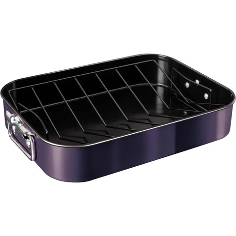  BH/7848, Asador con rejilla, Morado, Utensilios para hornear, Asador, Horneado, Bandeja para asar