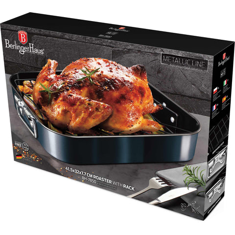  BH/7850, Asador con rejilla, Aguamarina, Azul, Utensilios para hornear, Asador, Hornear, Bandeja para asar