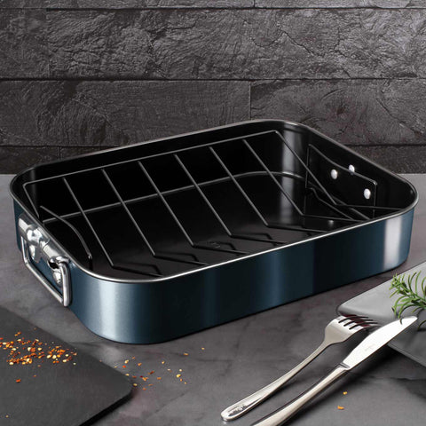  BH/7850, Asador con rejilla, Aguamarina, Azul, Utensilios para hornear, Asador, Hornear, Bandeja para asar