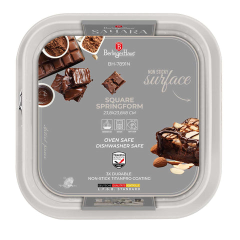 Molde Desmontable Cuadrado De 28X28 Cm.