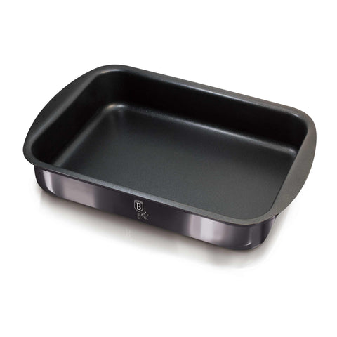  BH/7899,BH/1823,BH/1823A, Asador rectangular 40x28,5cm,Gris oscuro,utensilios para hornear,asador rectangular a.,asador rectangular,asador,hornear,Bandeja para asar
