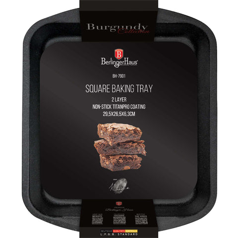  BH/7901,BH/7835,Bandeja para asar rectangular 29,5x26,5cm,Borgoña,Rojo,utensilios para hornear,bandeja para asar rectangular a.,bandeja para asar rectangular,bandeja para asar,hornear,bandeja para asar