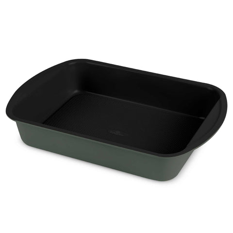  BH/7912, Asador rectangular 35x27cm, Verde mate, utensilios para hornear, asador rectangular a., asador rectangular, asador, hornear, bandeja para asar