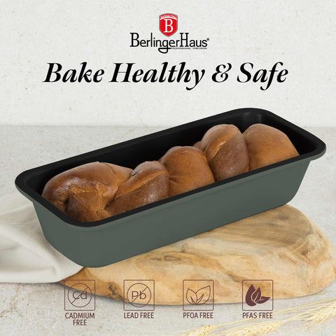  BH/7918,Molde para pan,Verde mate,utensilios para hornear,molde para pan a.,hornear,pan