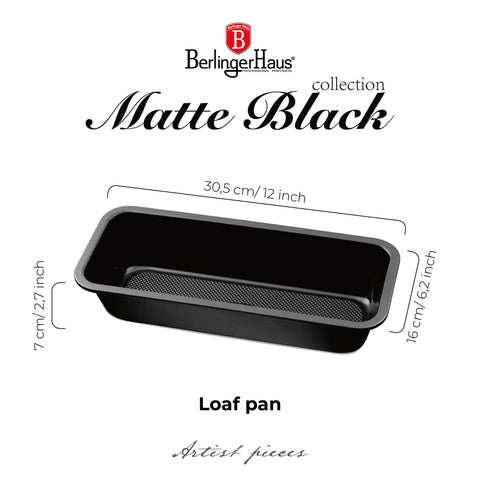  BH/7922,Molde para pan,Negro mate,utensilios para hornear,molde para pan a.,hornear,pan