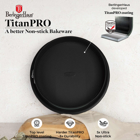  BH/7936, Molde desmontable redondo 26x6,8cm, Verde mate, utensilios para hornear, molde desmontable redondo, molde desmontable redondo, pastel, horneado, acoplamiento, molde desmontable