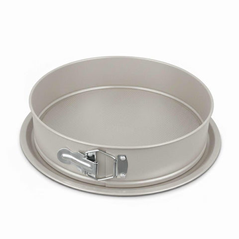  BH/7938, Molde desmontable redondo 26x6,8cm, Crema Mate, utensilios para hornear, molde desmontable redondo, molde desmontable redondo, pastel, horneado, acoplamiento, molde desmontable