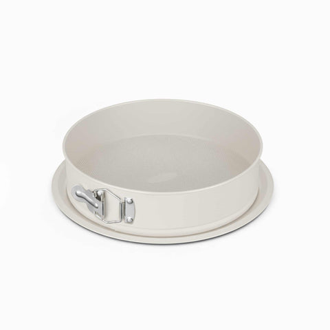  BH/7938, Molde desmontable redondo 26x6,8cm, Crema Mate, utensilios para hornear, molde desmontable redondo, molde desmontable redondo, pastel, horneado, acoplamiento, molde desmontable