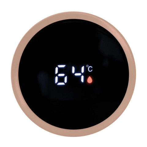  BH/7954, BH/7954A, Botella para beber con pantalla LED de temperatura 450 ml, Oro rosa, Botella para beber, Botella deportiva, Botella de agua, Frasco, Pantalla LED, Almacenamiento de alimentos, Botella