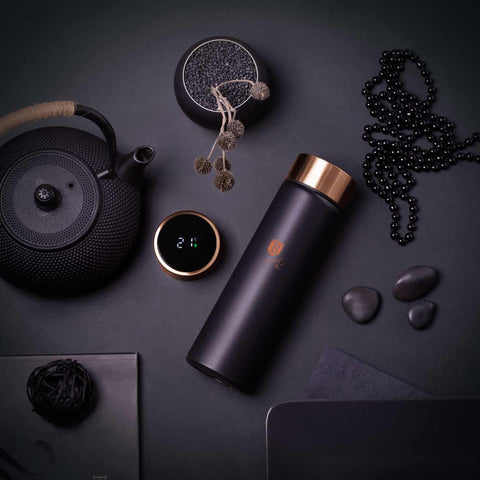 Botella Con Pantalla Led De Temperatura De 450 Ml, Imagen lifestyle