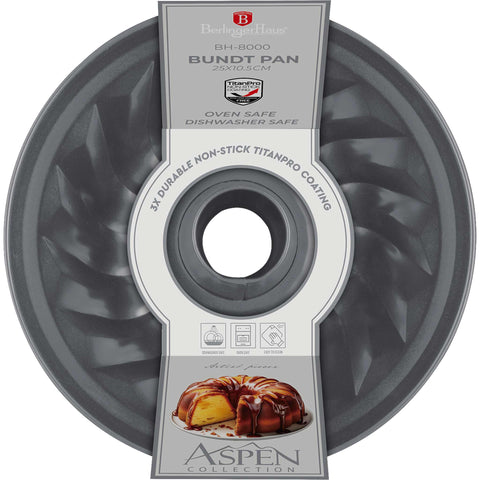  BH/8000, Molde Bundt 25cm, Gris Mate, Utensilios para hornear, Molde Bundt, Horneado, Pastel
