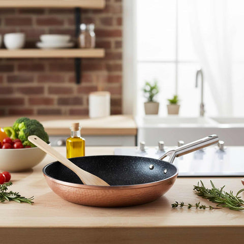  BH/8017, Sartén 32cm, Cobre, Sartén 32 cm, Sartén, Sartén, Utensilios de cocina, Cocina, Sartenes