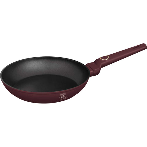 sartén, sartén, batería de cocina, cocinar,sartén 24 cm,burdeos mate,NUEVO,BH/8023