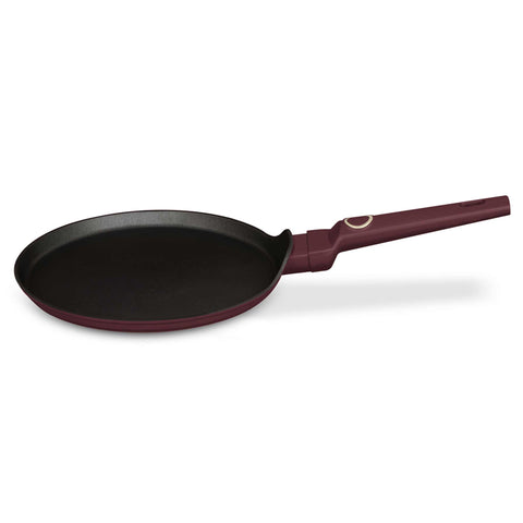  BH/8025, Sartén para panqueques de 25 cm, Burdeos mate, sartén para panqueques de 25 cm, sartén para panqueques, utensilios de cocina, cocina