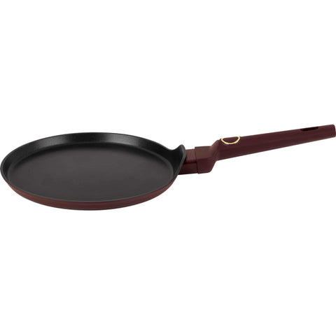 Sartén para panqueques, utensilios de cocina, cocinar,sartén para panqueques de 25 cm,burdeos mate,NUEVO,BH/8025