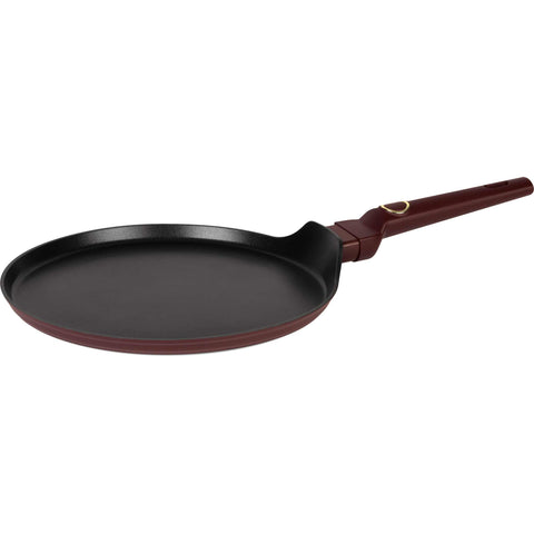 Sartén para panqueques, utensilios de cocina, cocinar,sartén para panqueques de 25 cm,burdeos mate,NUEVO,BH/8026