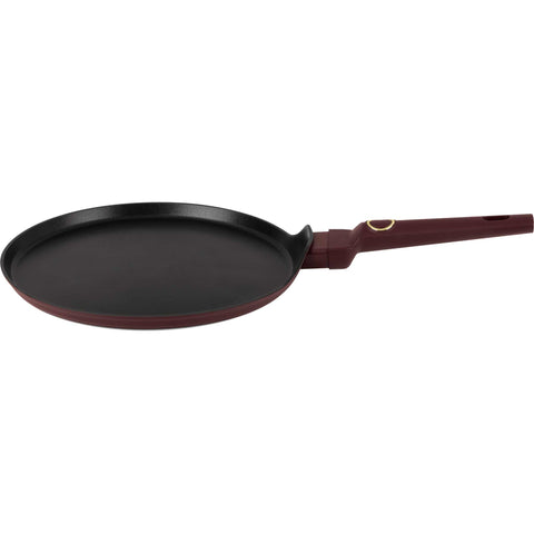  BH/8026, Sartén para panqueques de 28 cm, Burdeos mate, sartén para panqueques de 28 cm, sartén para panqueques, utensilios de cocina, cocina