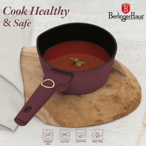  BH/8027, Cacerola 16cm, Burdeos mate, Cacerola 16 cm a., Cacerola, Batería de cocina, Cocina, Ollas y cazuelas, Cacerola