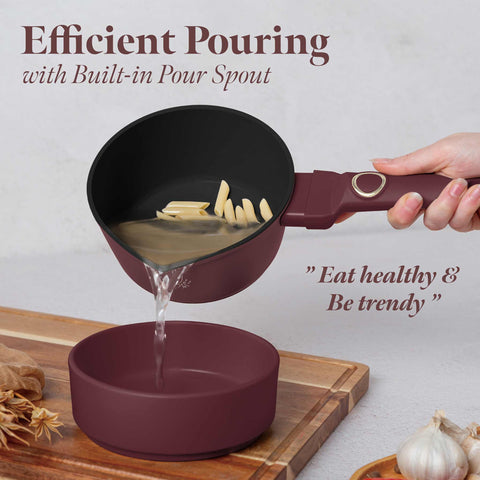  BH/8027, Cacerola 16cm, Burdeos mate, Cacerola 16 cm a., Cacerola, Batería de cocina, Cocina, Ollas y cazuelas, Cacerola