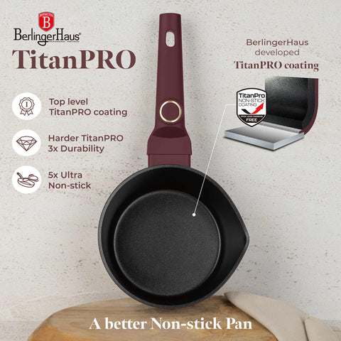  BH/8027, Cacerola 16cm, Burdeos mate, Cacerola 16 cm a., Cacerola, Batería de cocina, Cocina, Ollas y cazuelas, Cacerola