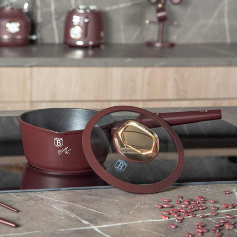  BH/8028,Cazo con tapa 16cm,Burdeos mate,Cazo 16 cm b.,Cazo,Cazo con tapa,Batería de cocina,Cocina,Ollas y cazuelas,Cazo