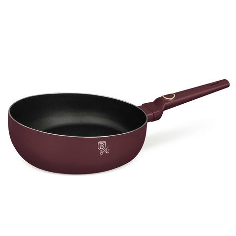  BH/8029, Sartén plegable de 26 cm, Burdeos mate, Sartén plegable de 26 cm, Sartén, Sartén plegable, Sartén, Batería de cocina, Cocina, Sartenes, Sartén doble