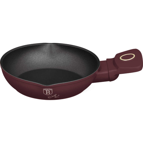  BH/8046, Mini sartén 16 cm, Burdeos mate, mini sartén 16 cm, mini sartén, sartén, utensilios de cocina, cocina, sartenes
