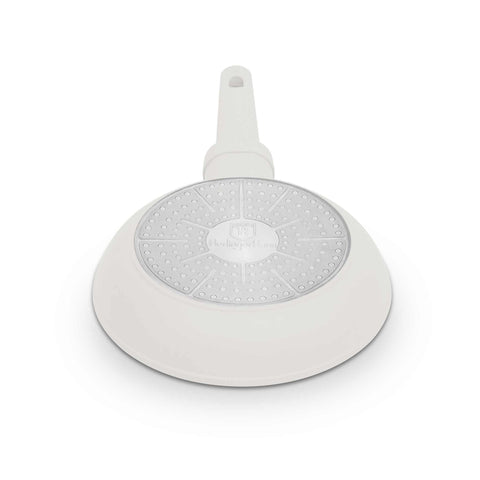 Product image of Frypan 20cm. Part of the Sahara Collection . Features: • Material: forged aluminum with non-stick titanPro coating • Frypan Ø20*4,5 cm 1,0L • Color: matt cream REGISTERED DESIGN BY BERLINGER HAUS!. (Conceptual view). Official Berlinger Haus product, boosted by Promintra sl.