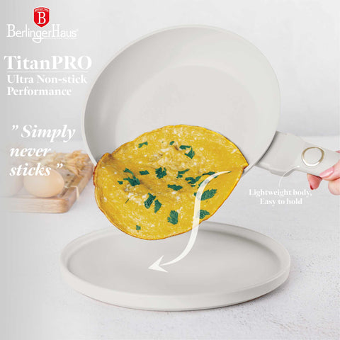  BH/8053, Sartén 24cm, Crema Mate, Sartén 24 cm, Sartén, Sartén, Batería de cocina, Cocina, Sartenes