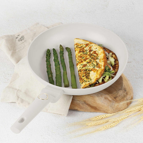  BH/8054, Sartén 28cm, Crema Mate, Sartén 28 cm, Sartén, Sartén, Batería de cocina, Cocina, Sartenes