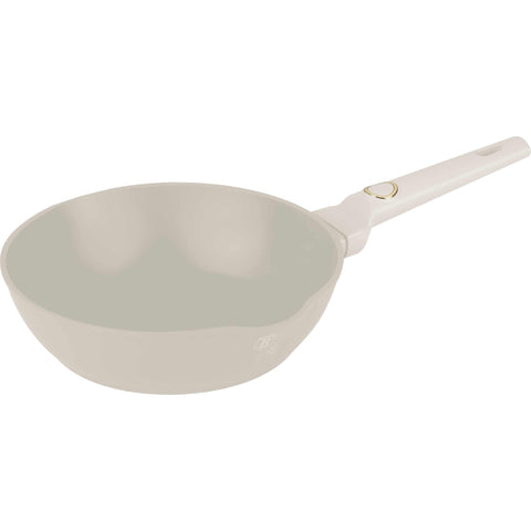 sartén, sartén honda, sartén, batería de cocina, cocinar,sartén honda 24 cm,crema mate,NUEVO,BH/8060