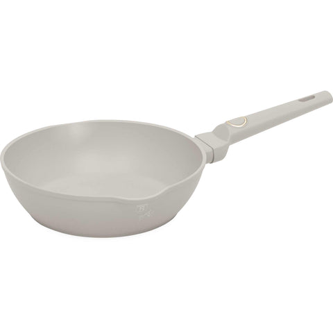  BH/8060, NUEVO, Sartén honda con 2 bocas 24cm, crema mate, sartén honda 24 cm, sartén, sartén honda, sartén, batería de cocina, cocinar