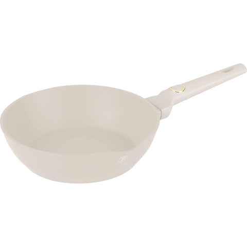 sartén, sartén honda, sartén, batería de cocina, cocinar,sartén honda 24 cm,crema mate,NUEVO,BH/8061