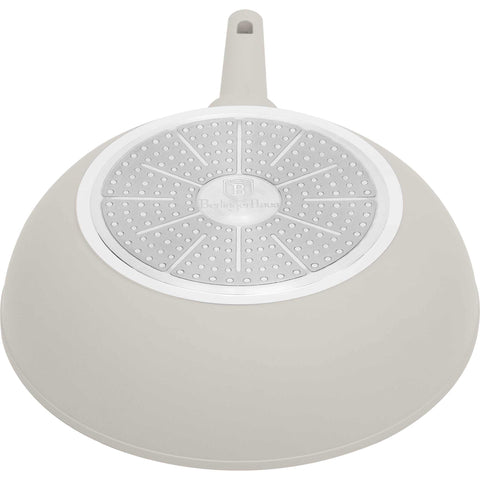 BH/8064,BH/8064N,Wok con tapa 28cm,Crema Mate,Wok 28 cm con tapa,wok,wok con tapa,batería de cocina,cocinar,Sartenes