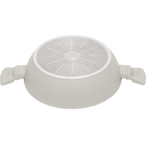  BH/8068, Olla baja con tapa 28cm, Crema Mate, Olla baja 28 cm, Olla baja, Olla baja con tapa, Olla, Utensilios de cocina, Cocina, Ollas y cazuelas